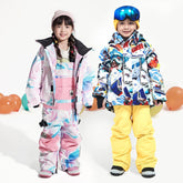 Children's Windproof Waterproof Skiing Snowboard Jackets&Pants